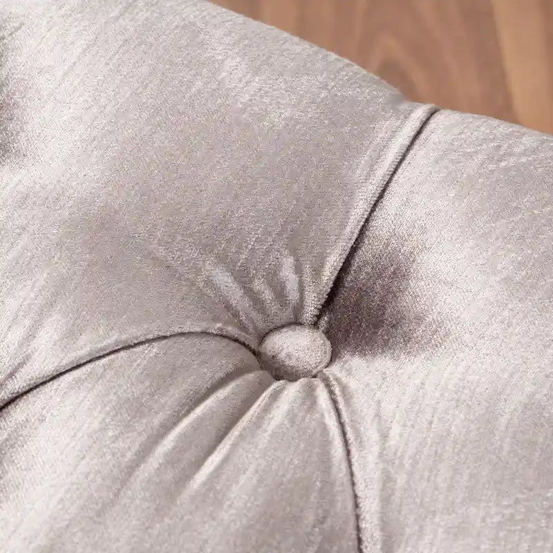 Tufted Velvet Ottoman Bench