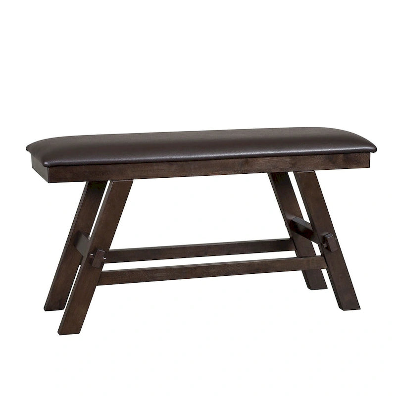 Banc de comptoir expresso foncé