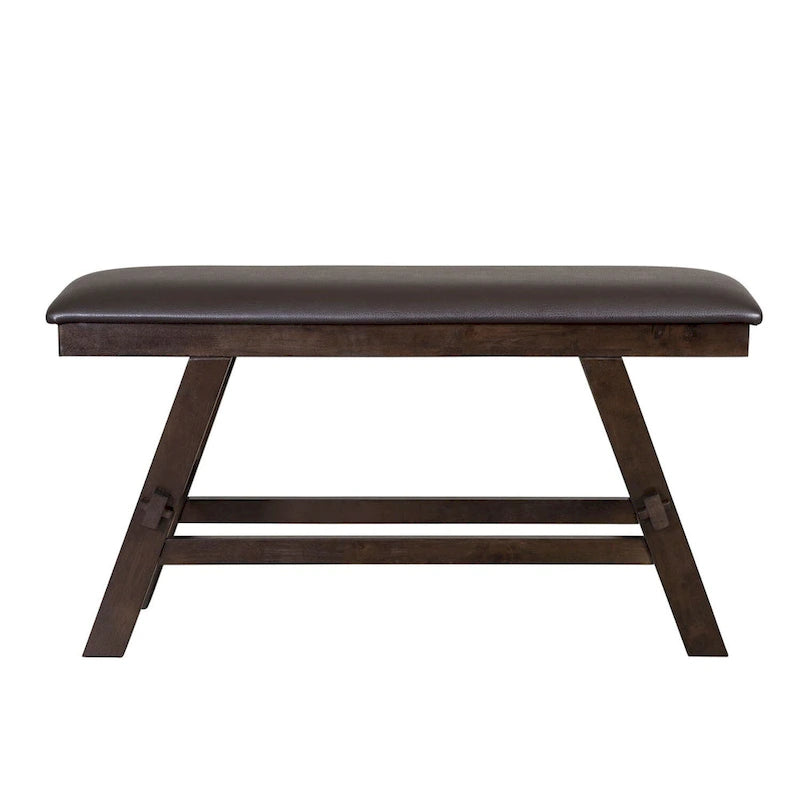 Banc de comptoir expresso foncé