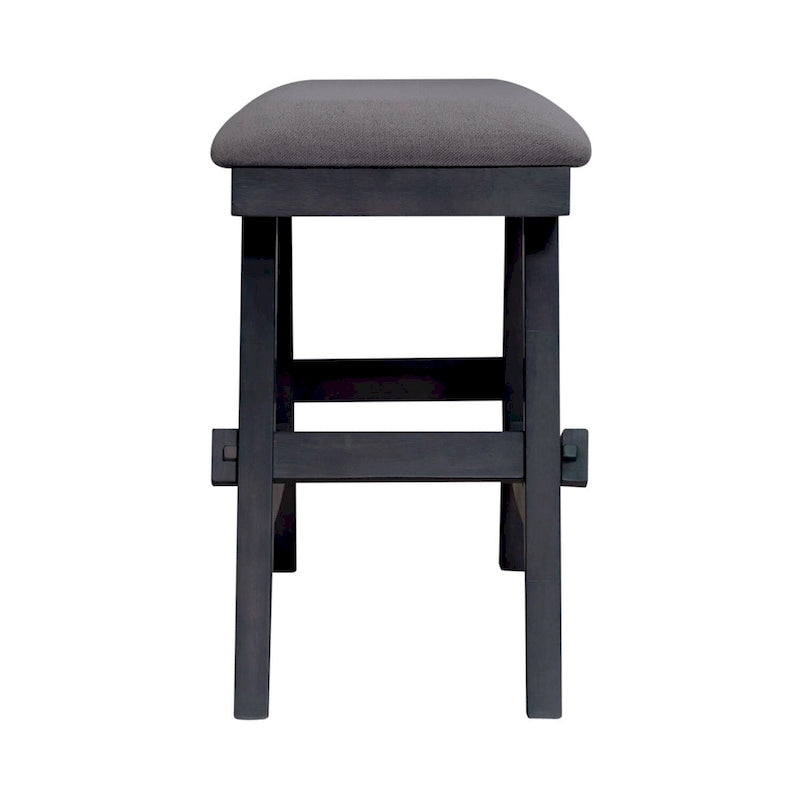 Banc de comptoir expresso foncé