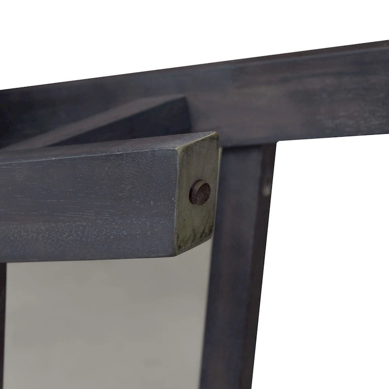 Banc de comptoir expresso foncé