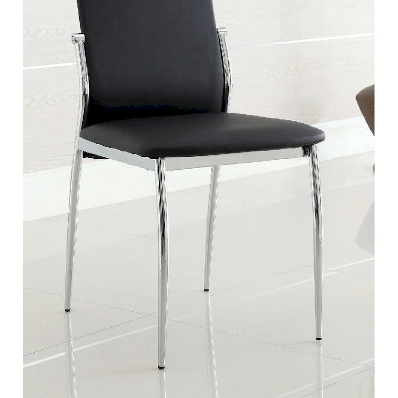 Lot de 2 chaises de salle à manger en similicuir
