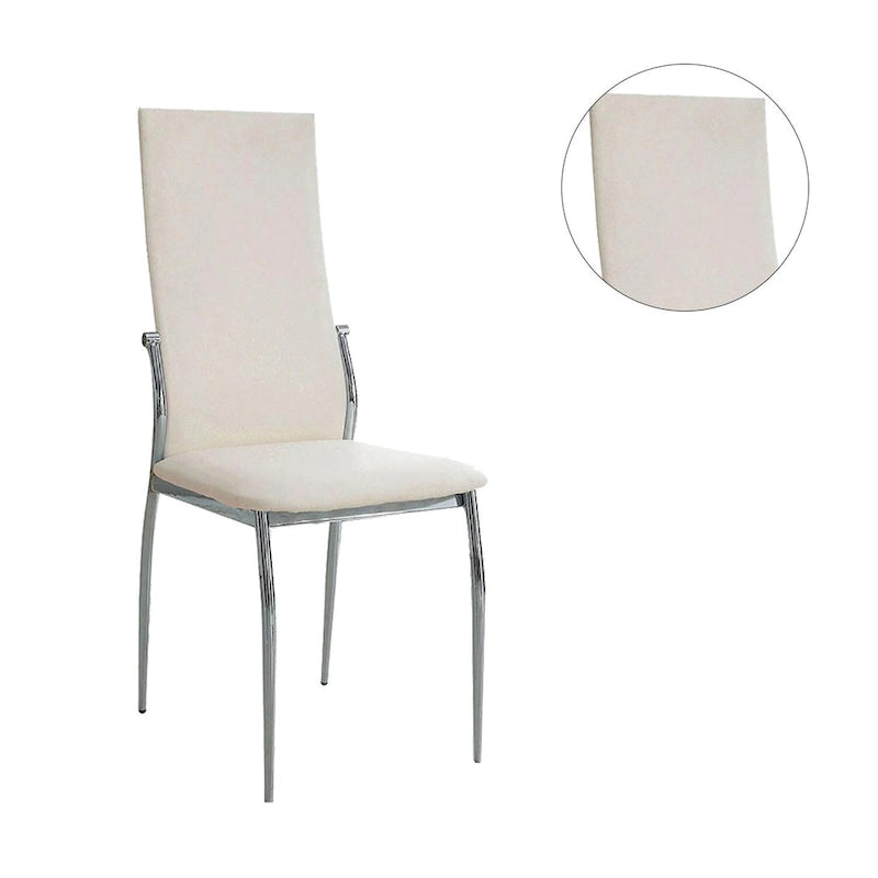 Lot de 2 chaises de salle à manger en similicuir