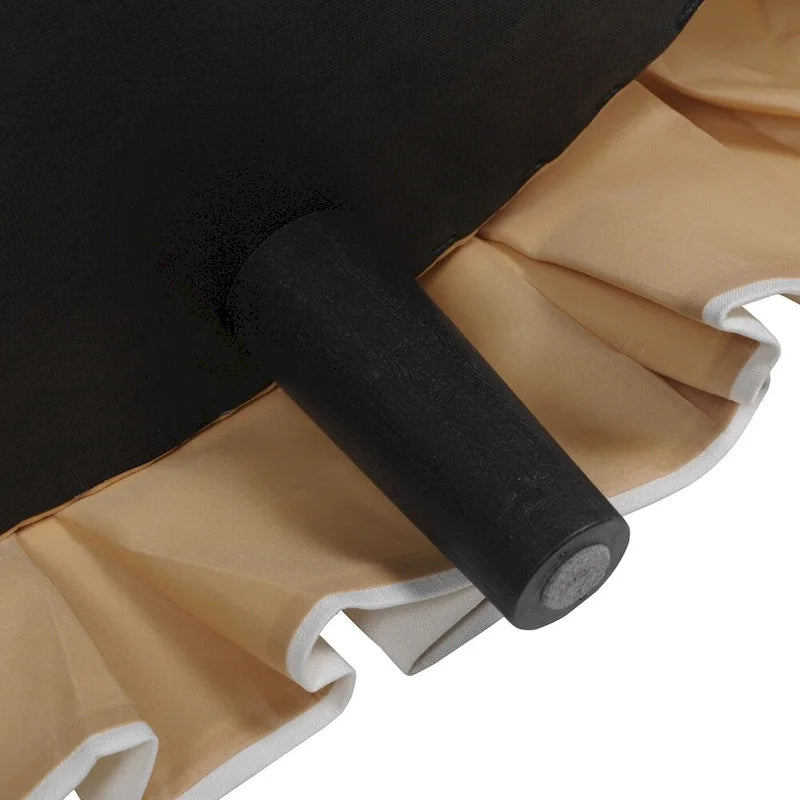 Tufted Cocktail Ottoman with Pleated Skirt