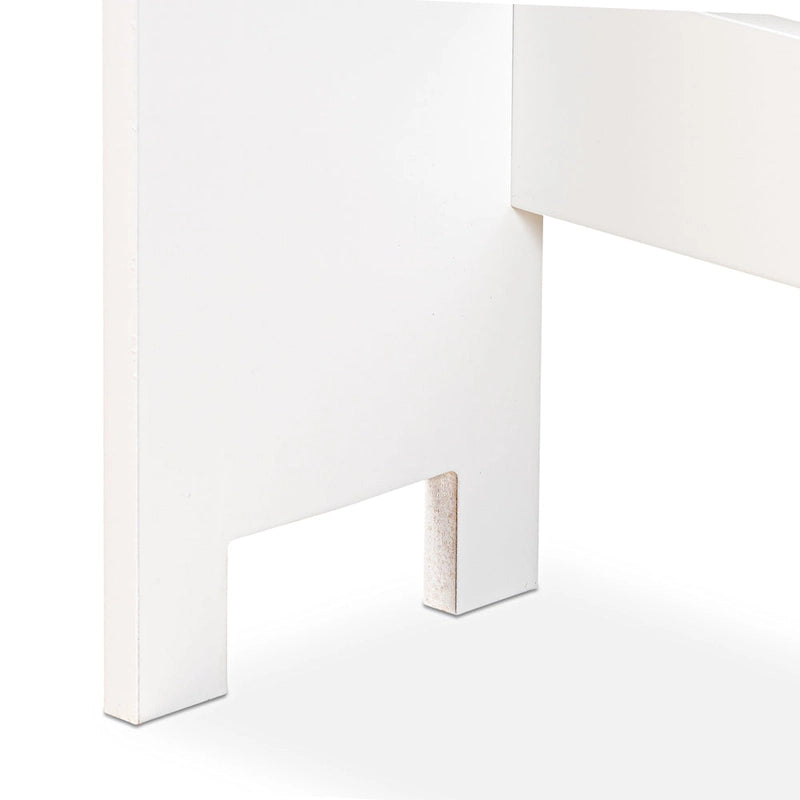 Meuble de rangement de salle de bain blanc en bois fini à poser au-dessus des toilettes
