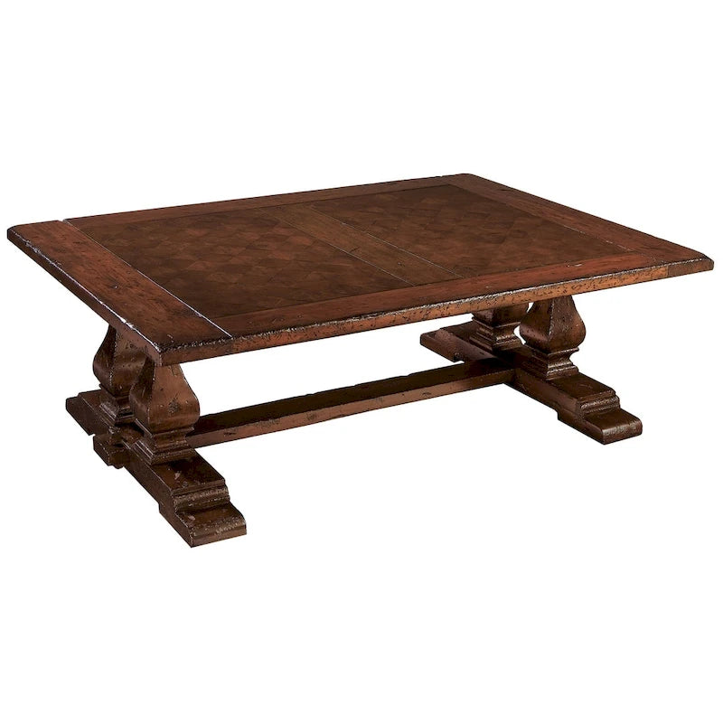 Table basse rectangulaire en bois massif