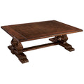 Table basse rectangulaire en bois massif