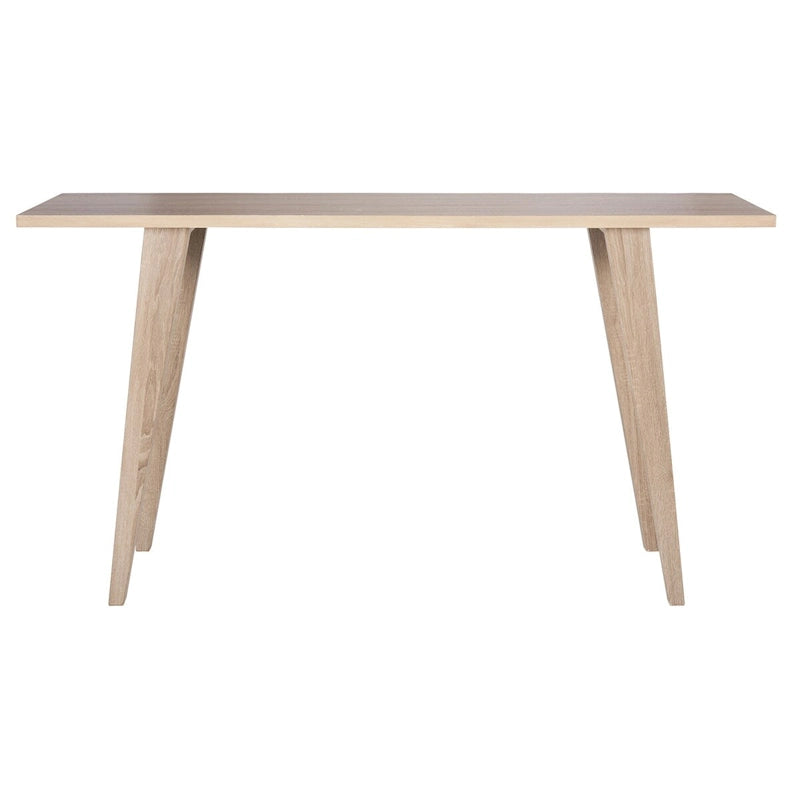 Oak Console Table - 59"W x 17.6"D x 32.3"H
