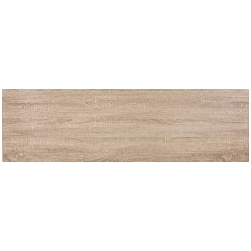Oak Console Table - 59"W x 17.6"D x 32.3"H