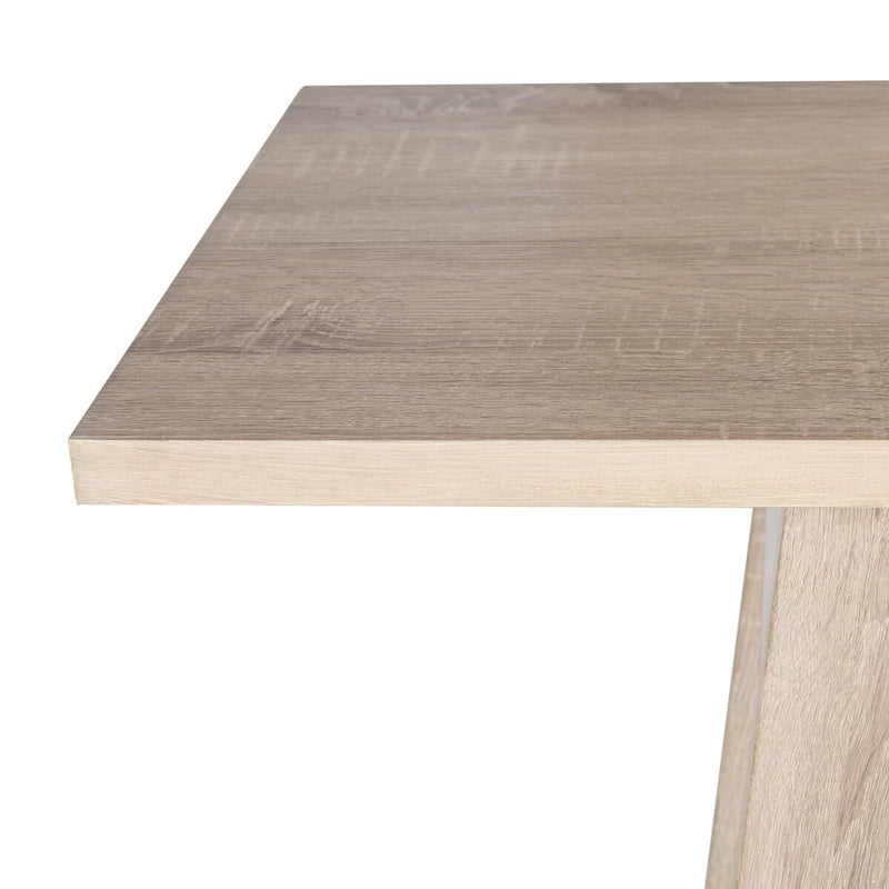 Oak Console Table - 59"W x 17.6"D x 32.3"H