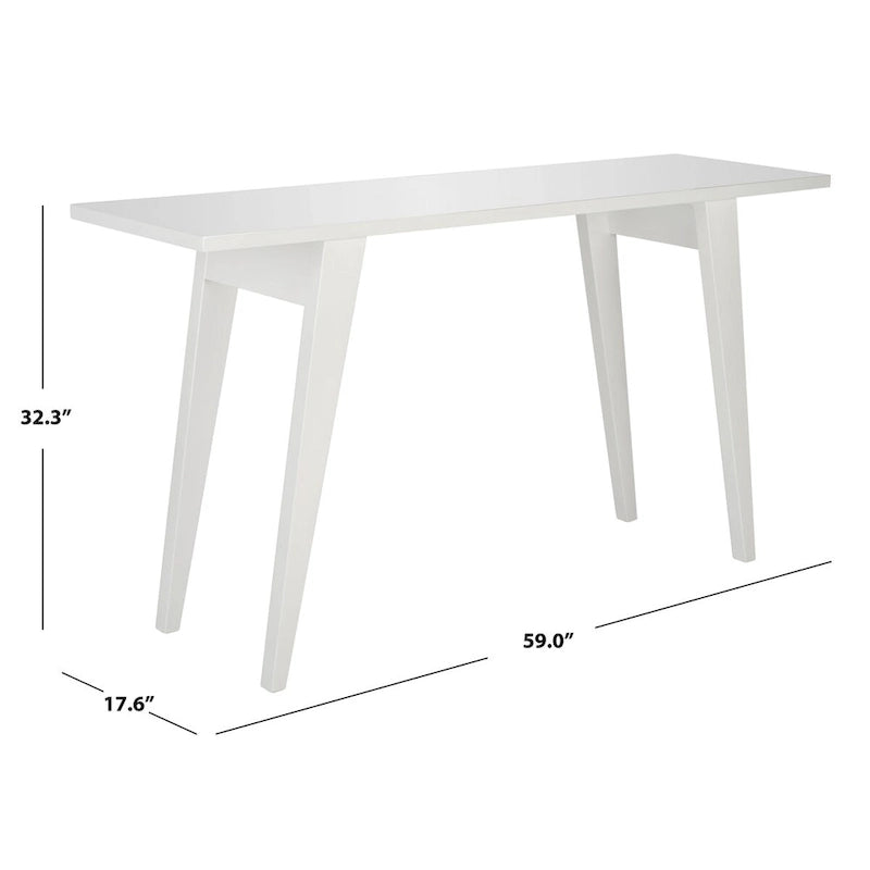 Oak Console Table - 59"W x 17.6"D x 32.3"H
