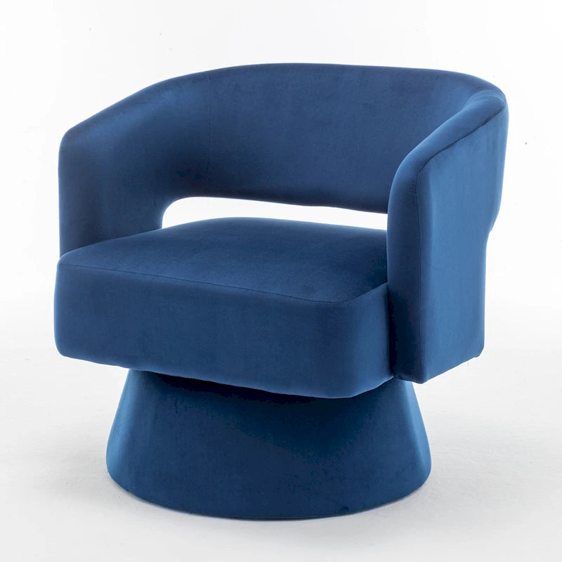 Fauteuil pivotant en forme de tonneau