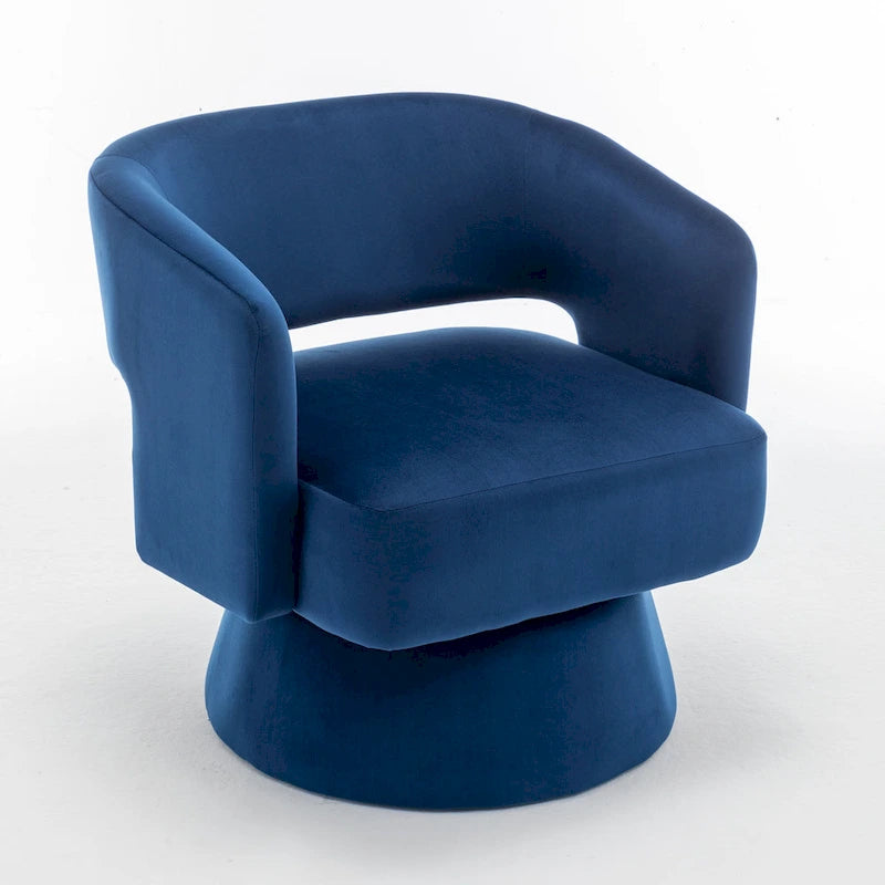 Fauteuil pivotant en forme de tonneau