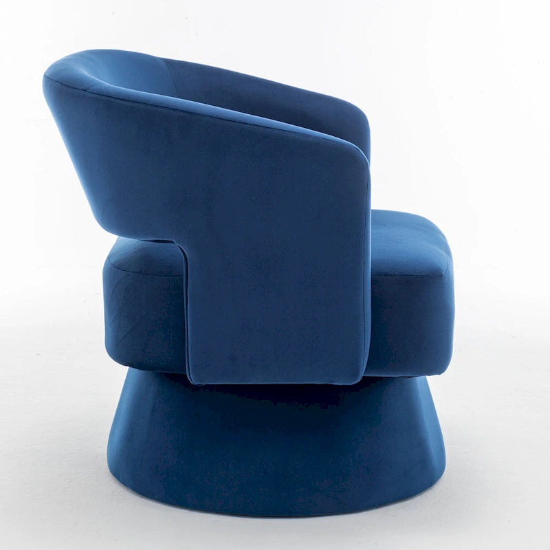 Fauteuil pivotant en forme de tonneau