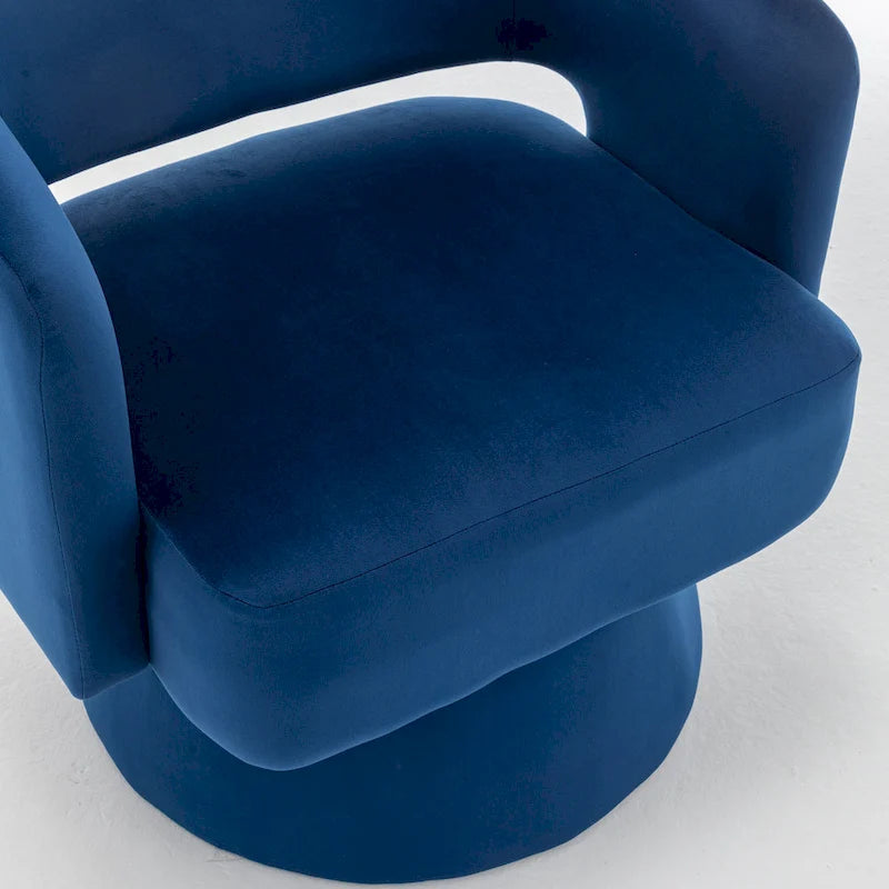 Fauteuil pivotant en forme de tonneau
