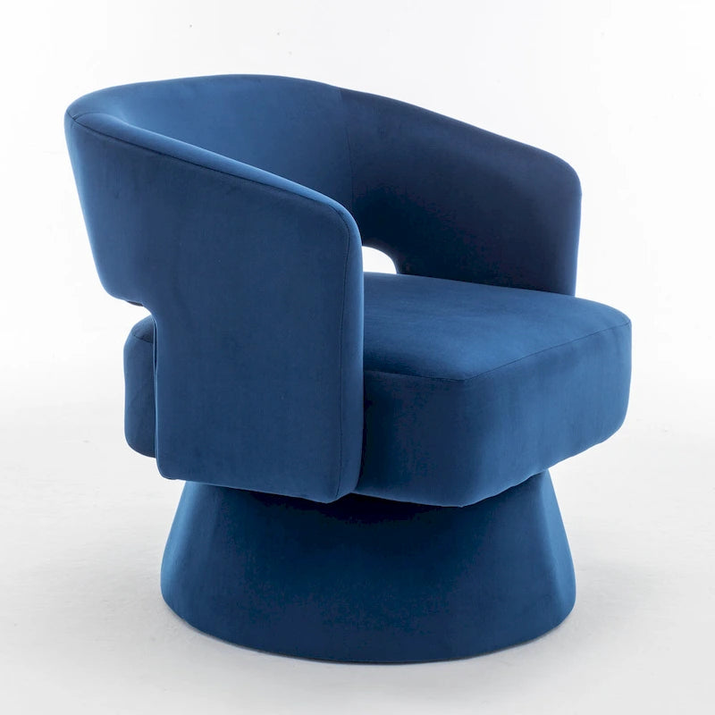 Fauteuil pivotant en forme de tonneau