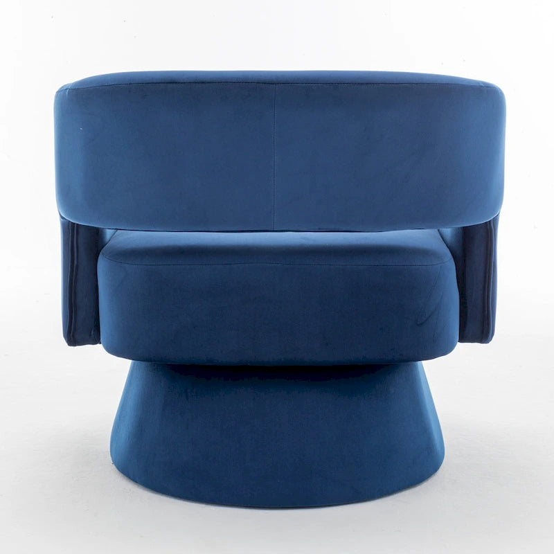 Fauteuil pivotant en forme de tonneau