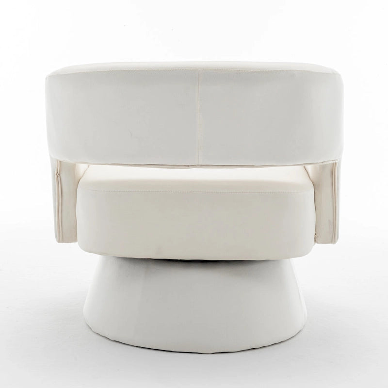 Fauteuil pivotant en forme de tonneau