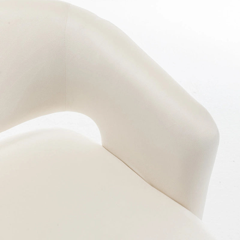 Fauteuil pivotant en forme de tonneau