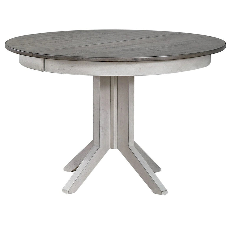 Round Contemporary Dining Table in Ash