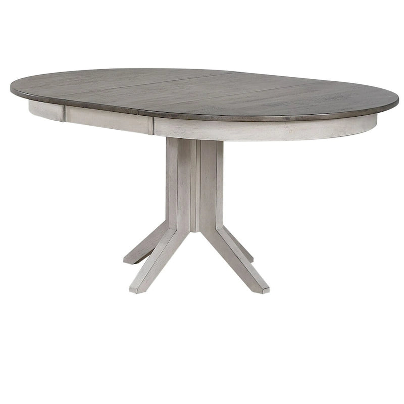 Round Contemporary Dining Table in Ash