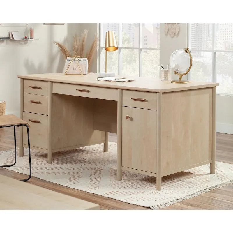66" Executive Desk with Storage