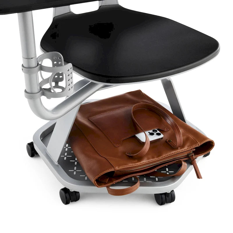 Chaise de salle de classe, bureau d'étudiant mobile avec tablette d'écriture
