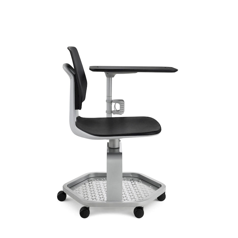 Chaise de salle de classe, bureau d'étudiant mobile avec tablette d'écriture