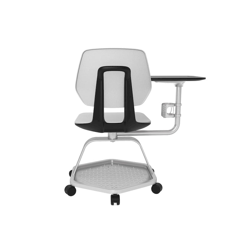 Chaise de salle de classe, bureau d'étudiant mobile avec tablette d'écriture