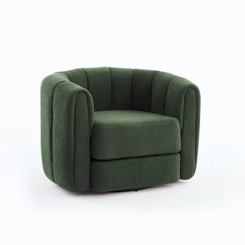 Fauteuil pivotant rond